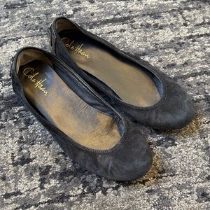 Cole Haan Nike Black Suede Loafers - super soft comfy size 7